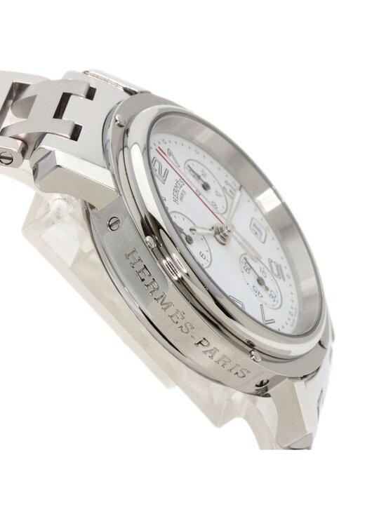 Hermes Clipper Chronograph Watch SS main image 14